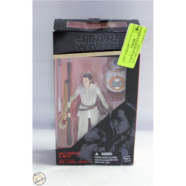 STAR WARS THE BLACK SERIES 6" REY JAKKU & BB8