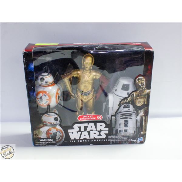 STAR WARS TARGET EXCLUSIVE BB-8 C3PO & R2D2
