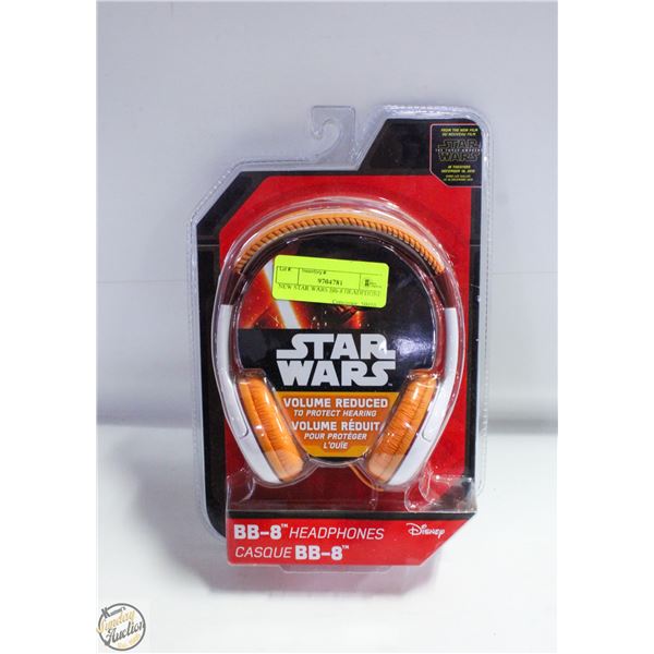 NEW STAR WARS BB-8 HEADPHONES