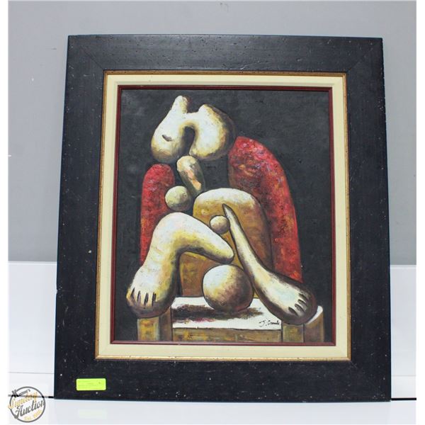 ORIGINAL OIL ON CANVAS PAINTING 28"X32"