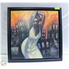 Image 1 : "HARLEM HEAT" GARY KELLEY FRAMED CANVAS PRINT