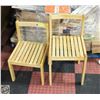 Image 1 : PAIR OF CHILDREN CHAIRS