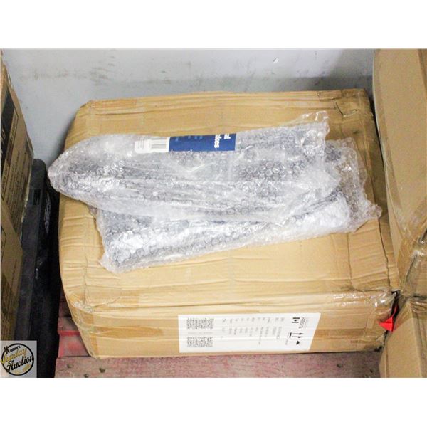 CASE OF 12 BLACK METAL GARDEN STAKES