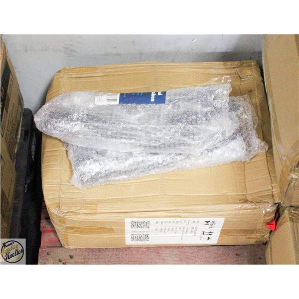 CASE OF 12 BLACK METAL GARDEN STAKES