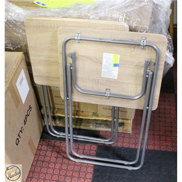 (2) TV DINNER SIDE TABLES