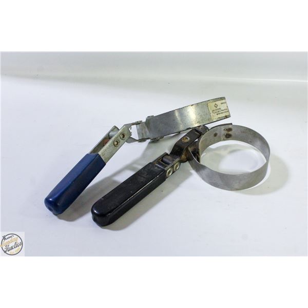 2 SWIVEL STYLE OIL FILTER WRENCHES