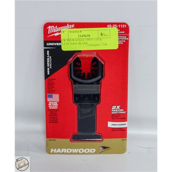 NEW MILWAUKEE OPEN-LOCK MULTI-TOOL BLADE