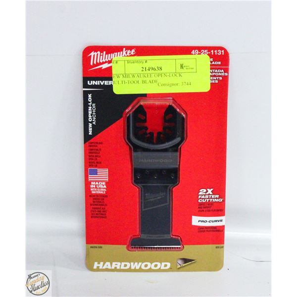 NEW MILWAUKEE OPEN-LOCK MULTI-TOOL BLADE