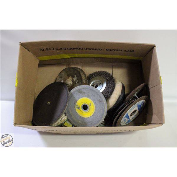 LOT OF GRINDING, POLISHING AND