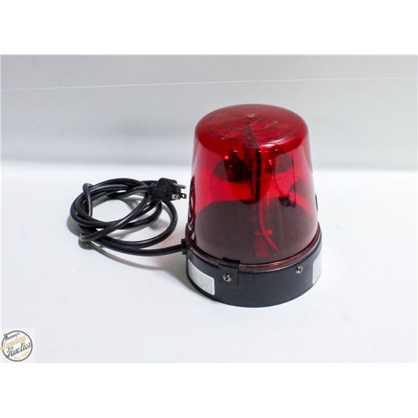 ROTATING PARTY POLICE LIGHT - RED