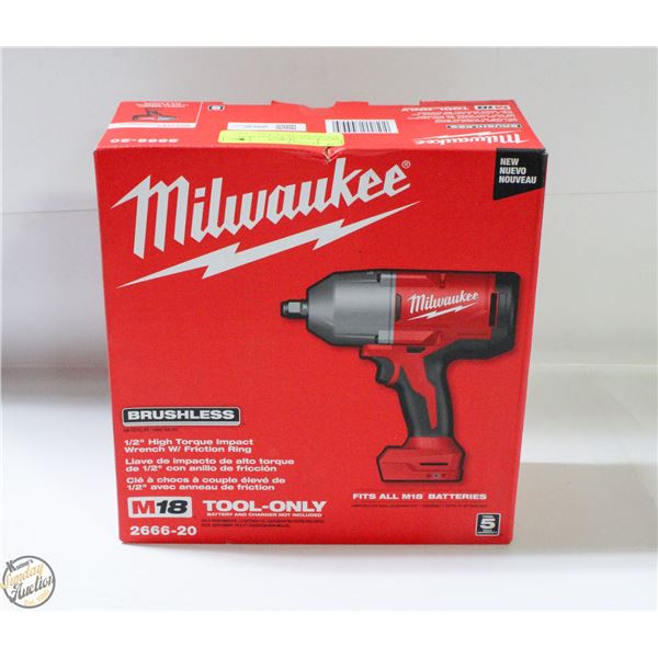 BRAND NEW MILWAUKEE HIGH TORQUE BRUSHLESS 1/2”