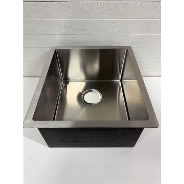 BRAND NEW STAINLESS KITCHEN SINK -  19x17”x9”