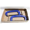 Image 1 : 8 X C-CLAMPS ASSORTED SIZES