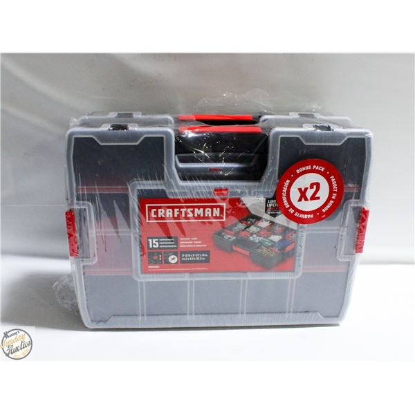 2 PACK NEW CRAFTSMAN 15XLARGE BOLT BINS