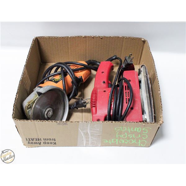 PAIR OF CORDED POWER TOOLS TESTED WORKING