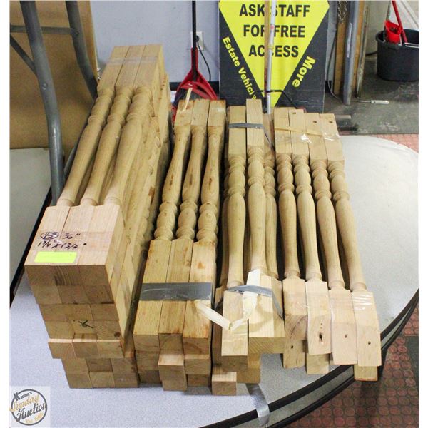 48-36" OAK BALUSTERS