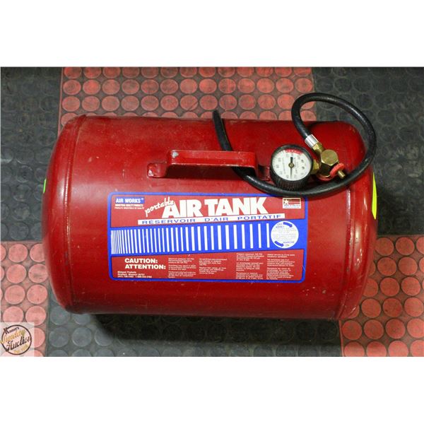 PORTABLE AIR TANK WITH VALVE