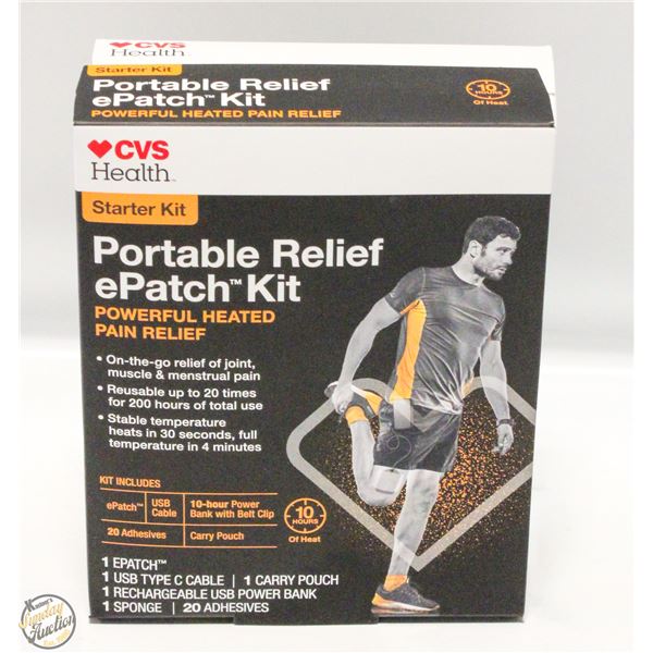 CVS HEALTH STARTER KIT PORTABLE RELIEF EPATCH KIT