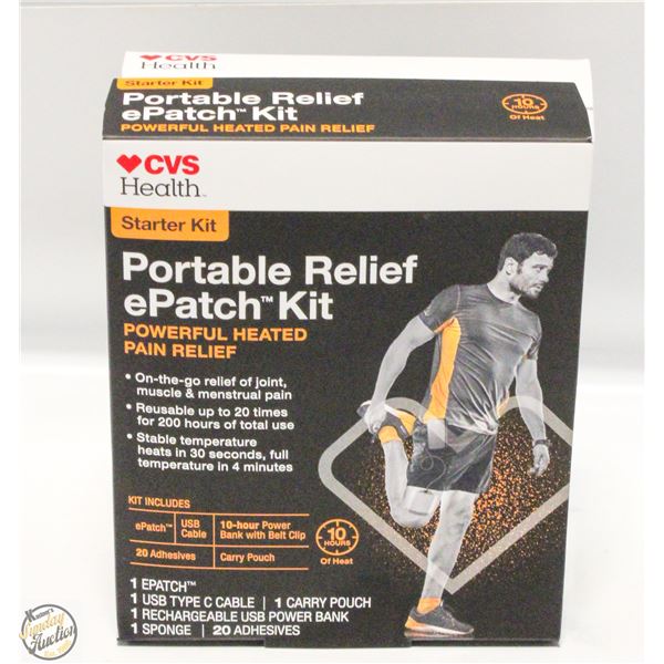 CVS HEALTH STARTER KIT PORTABLE RELIEF EPATCH KIT