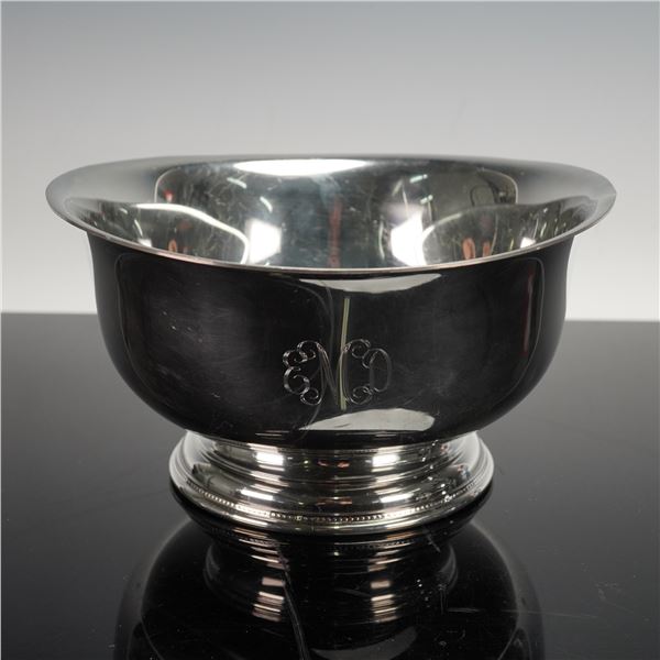 Salisbury Pewter Handcrafted Monogrammed Bowl