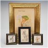Image 1 : 4pc Framed Newspaper Seller Prints