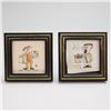 Image 3 : 4pc Framed Newspaper Seller Prints