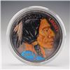 Image 1 : 2002 Colorized Buffalo One Ounce Fine Silver Round