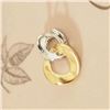 Image 3 : 18K Gold Interlocking Circle Pendant