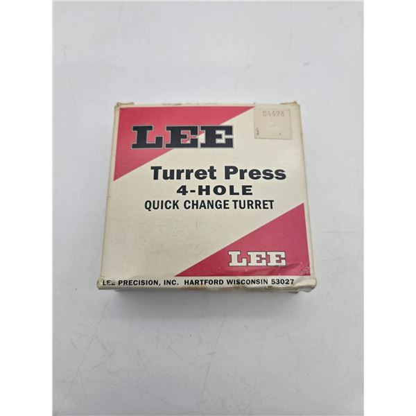Lee turret press 4-hole  quick change turret  (CK36)