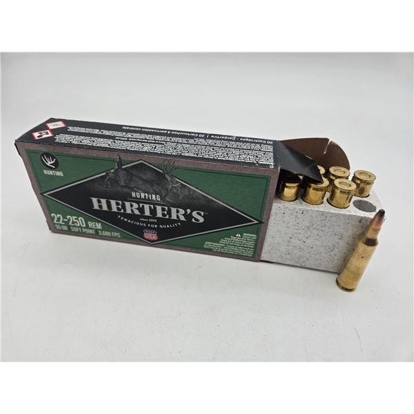 Herters 22-250 Ammo (CK17)