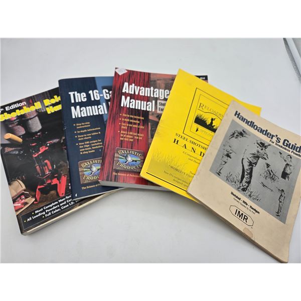 5 shotgun reloading manuals (CK36)