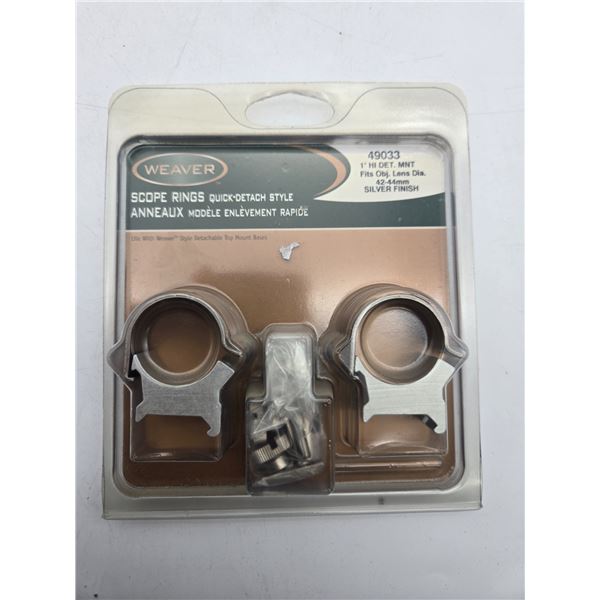 Weaver scope rings (CK17)