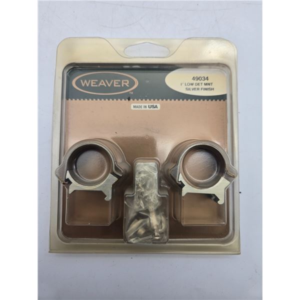 Weaver scope rings (CK17)