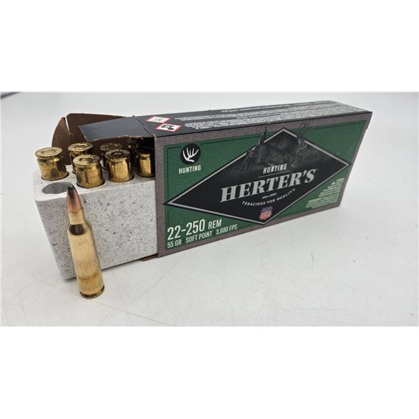 Herters 22-250 Ammo (CK17)