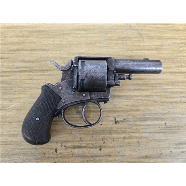 Antique status Belgium British bulldog style revolver (cl2)