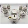 Image 1 : full floral designed tea set  (cla27)