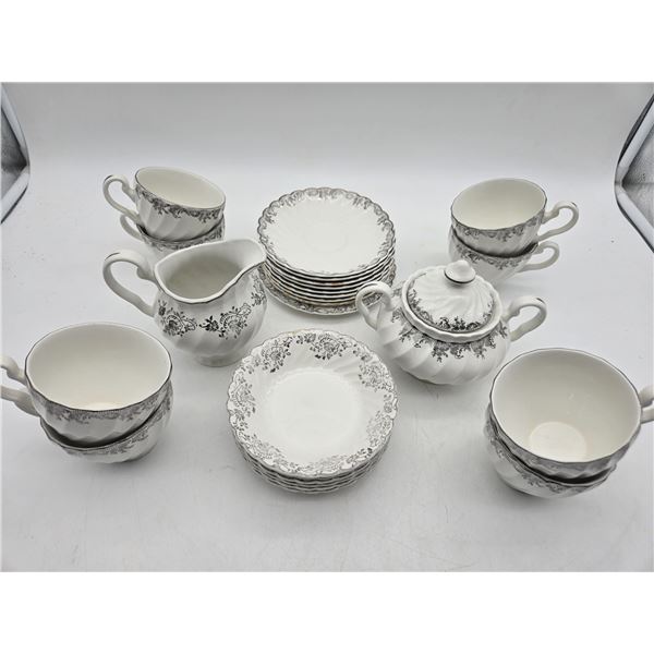 full filigree designed tea set  (cla27)