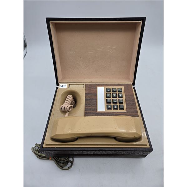 vintage GTE Deco-Tel executive desk phone (crc26)