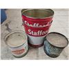 Image 1 : vintage tin buckets and containers (cw31)