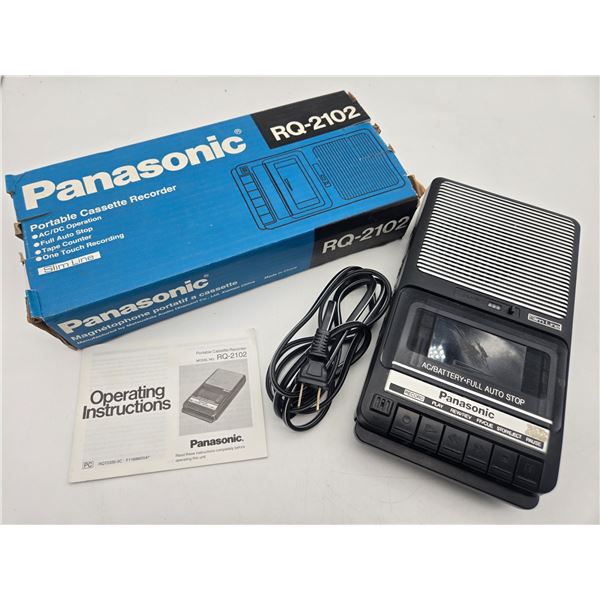 Panasonic portable cassette recorder (cl2)