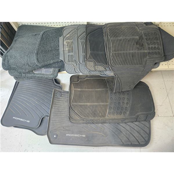 assortment of car interior flor mats (cl2)