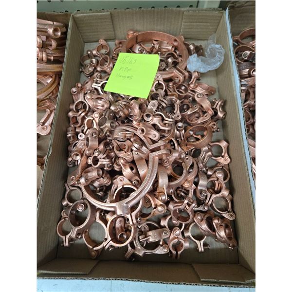 box of 15lbs pipe hangers (cl2)
