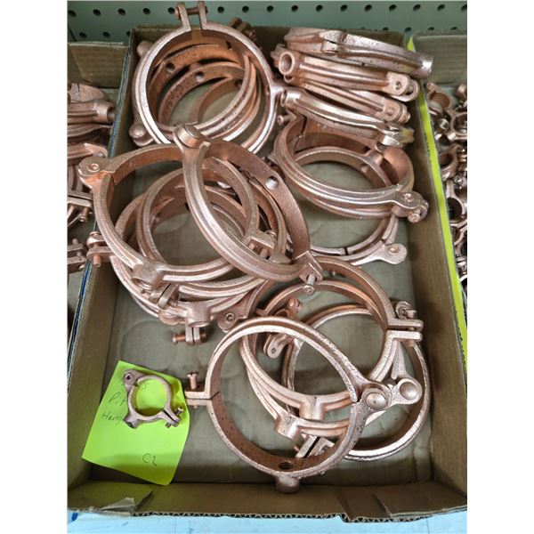 box of 15lbs pipe hangers (cl2)
