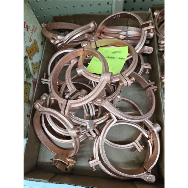 box of 15lbs pipe hangers (cl2)
