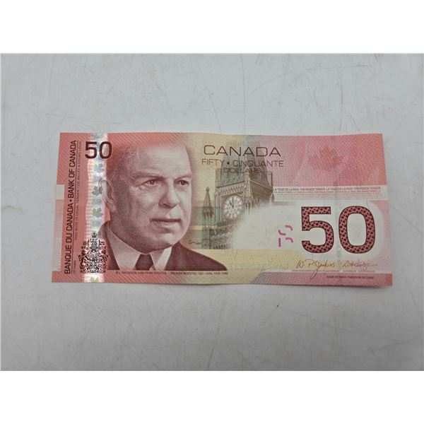 Canadian fifty-dollar banknote from the "Canadian Journey" series (cl2)