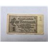 Image 2 : 1937 Deutsche Rentenbank 1 Rentenmark banknote from Germany. (cl2)