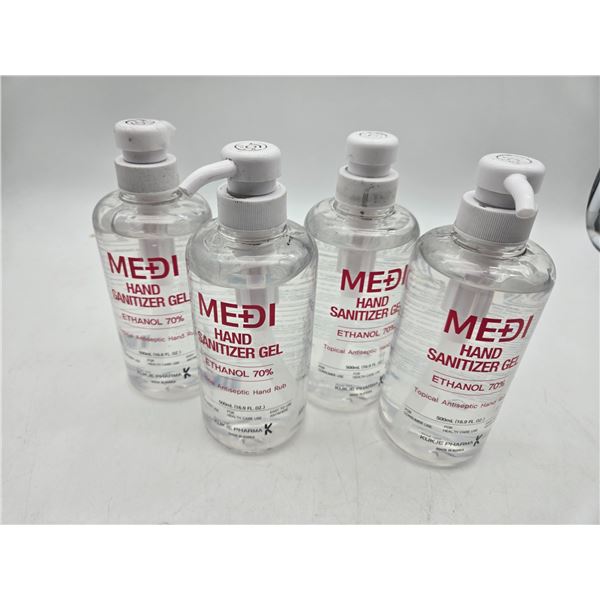 4 bottles of 70% ethanol hand sanitizer gel (cl2)