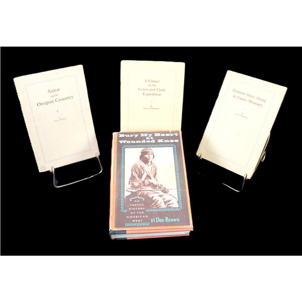 "Bury My Heart At Wounded Knee" Book By Dee Brown- 3 Pamphlets By Grace Flandran Compliments Of GNRR