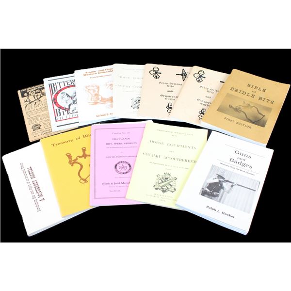 12 Catalogs And Books Of Bits, Spurs, And Western Memorabilia