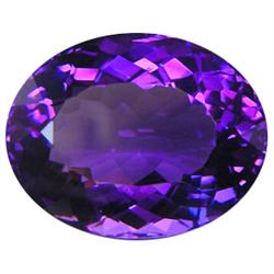 19.55ct Oval Cut AAA Purple Amethsyt Uruquay (GEM-15207)